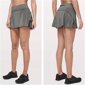Lululemon Playoff the Pleats tennis skirt Grey Sage 00